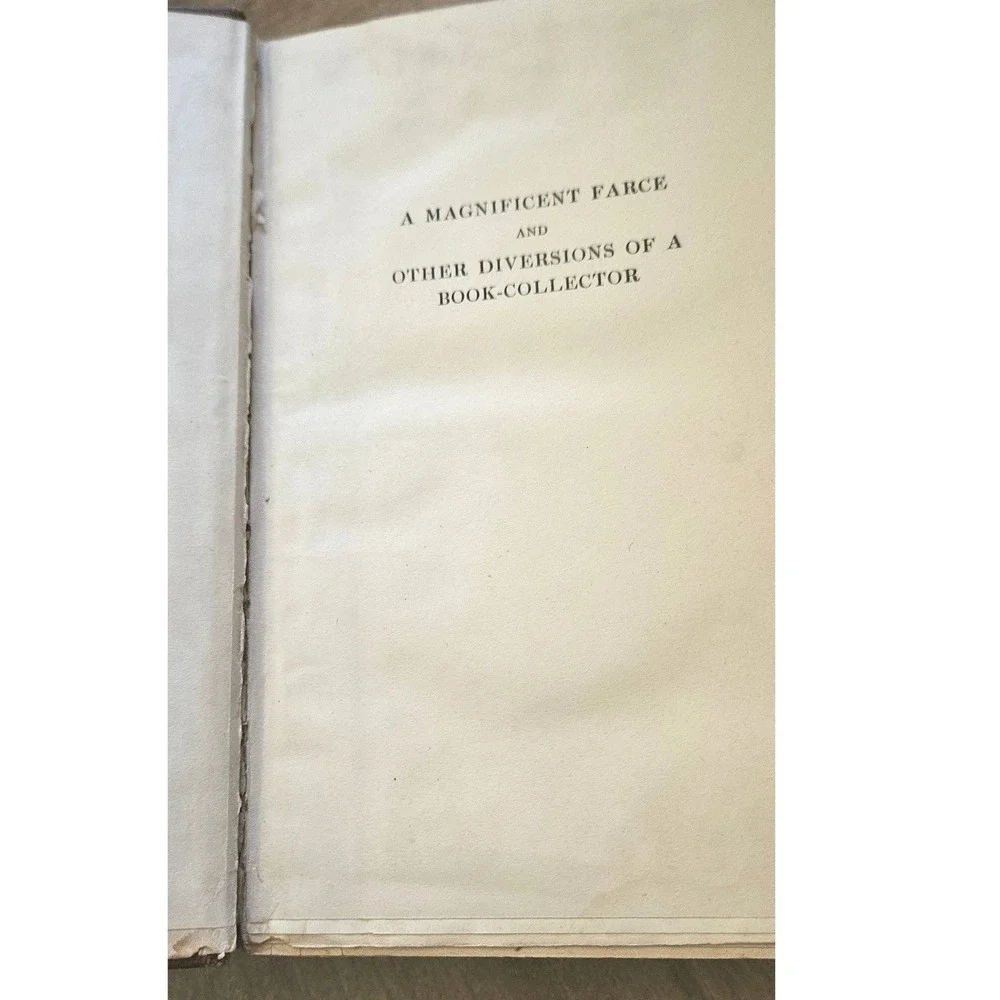 The Personal Library Haslehurst Greaves & A Magnificent Farce A Edward Newton